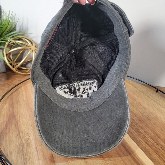 DK Caps Panama City Beach Florida Charcoal Gray Black Ball cap - Picture 13 of 17